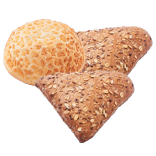 Tijgerbol of piramidebroodje
